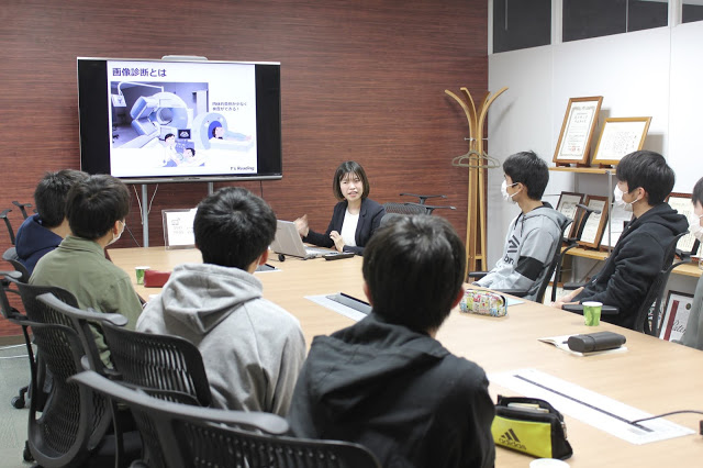 第一高校生が会社見学に来ました！